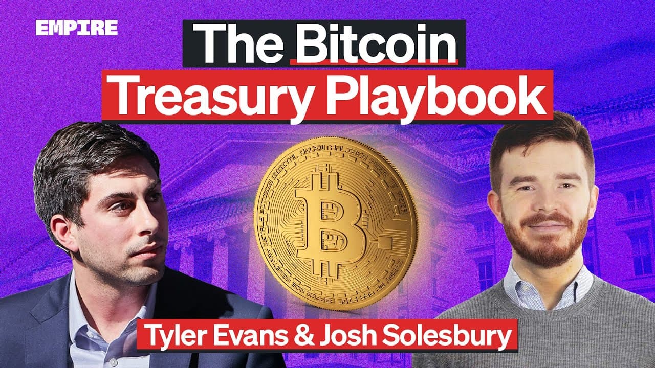 The Bitcoin Treasury Playbook